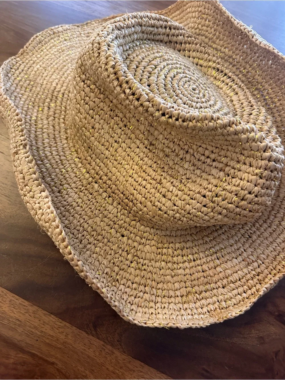 Nikki Beach Raffia Carrera Hat